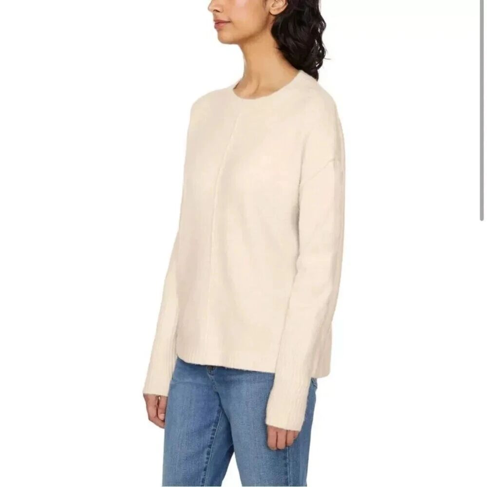 NWT Legendary Outfitters Heather Cream Oatmeal Sweater Cozy Crewneck Size Sm